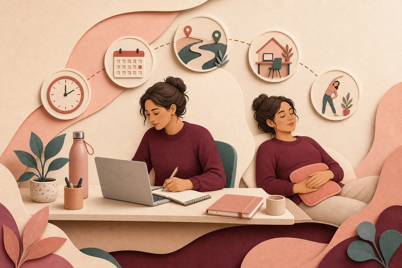 Trabajo, estudios y endometriosis: ajustes y estrategias realistas