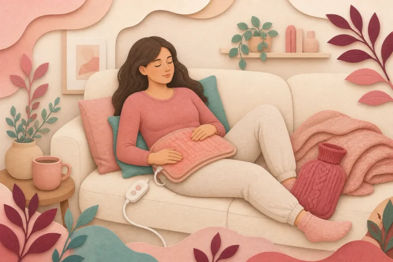 Almohadillas eléctricas y bolsas de calor para el dolor pélvico: cómo elegir
