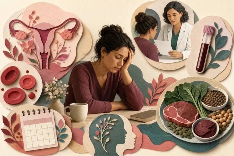 Endometriosis, cansancio y anemia: qué relación existe